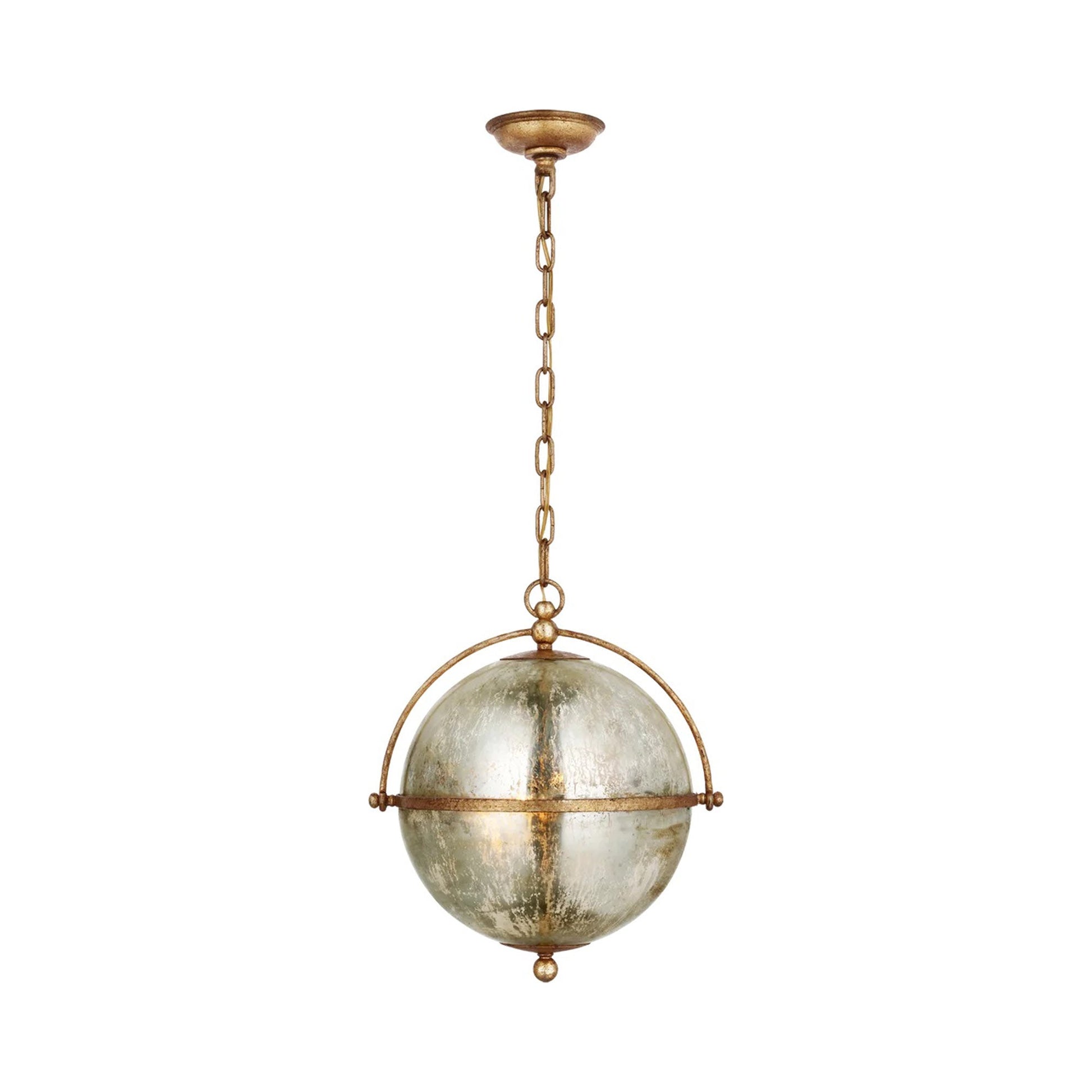 Bayridge LED Pendant Light in Gilded Iron (Large).