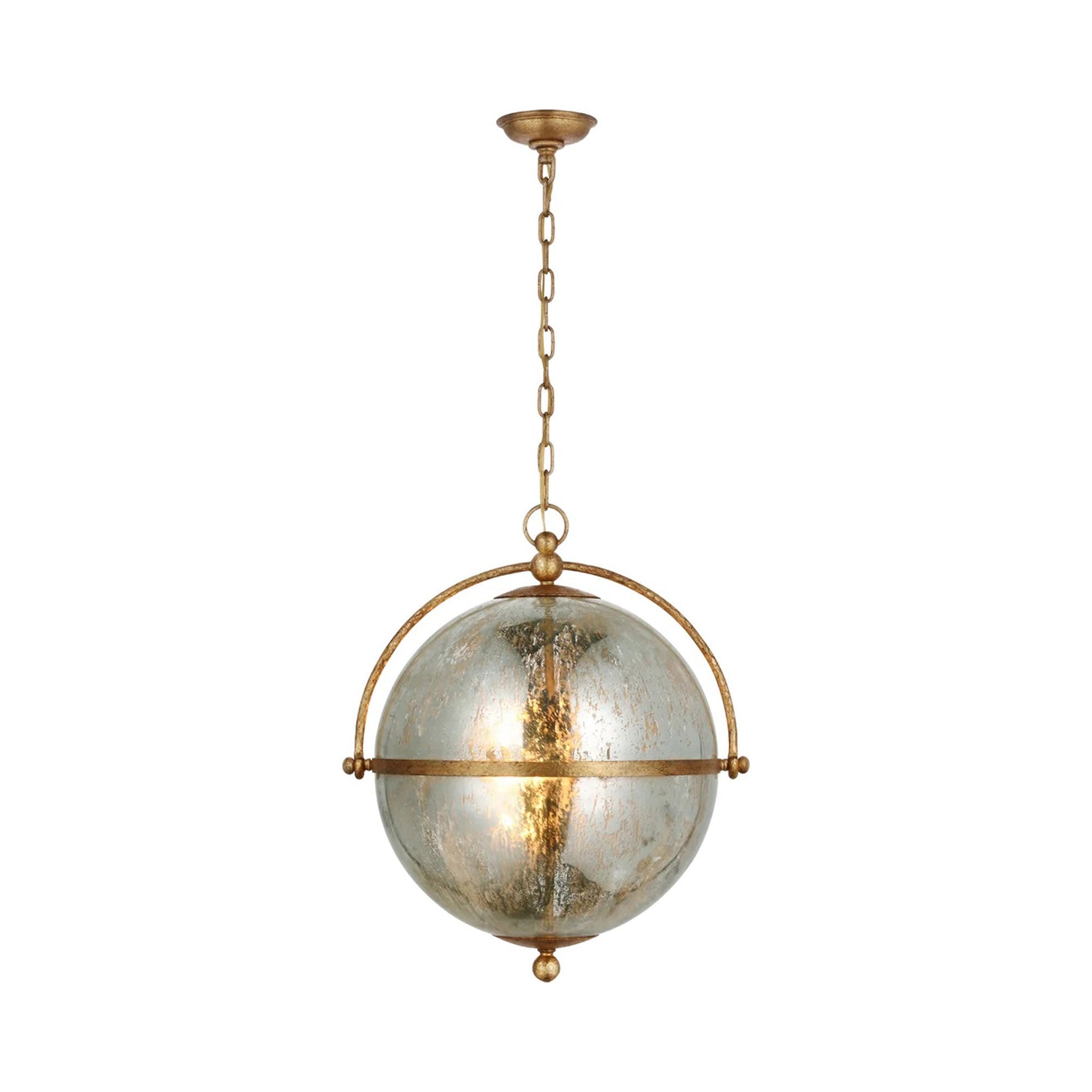 Bayridge LED Pendant Light in Gilded Iron (X-Large).