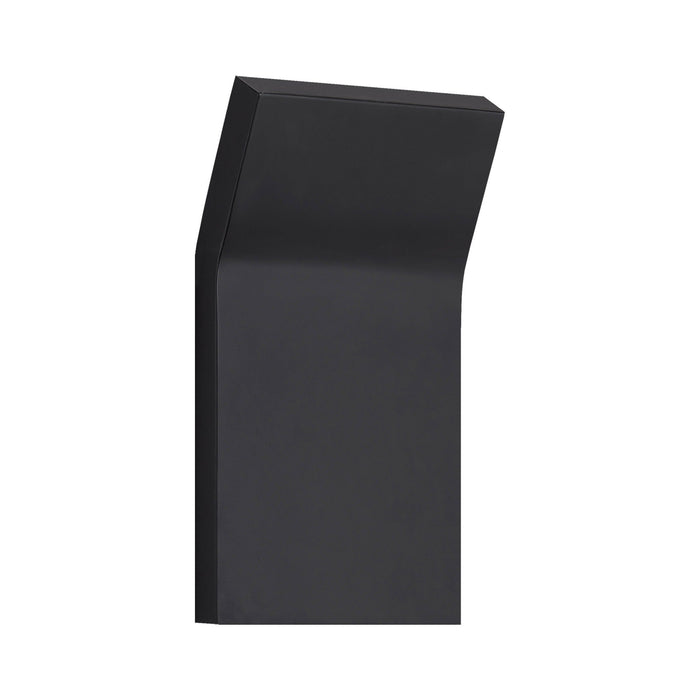 Bend Outdoor LED Wall Light in Matte Black (8-Inch).