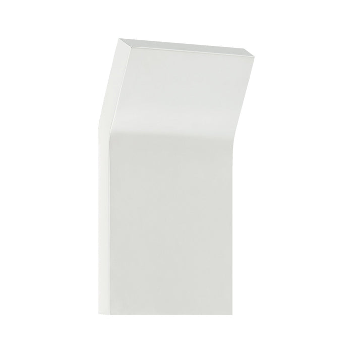 Bend Outdoor LED Wall Light in White (8-Inch).