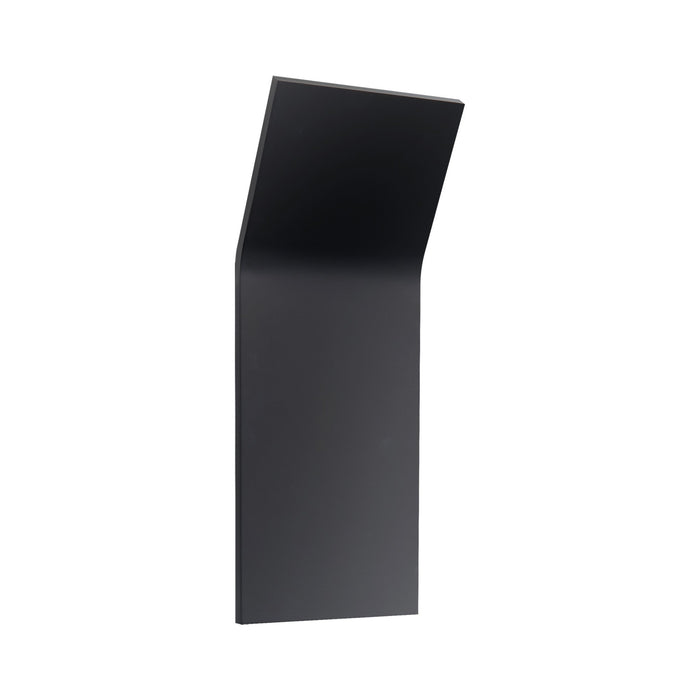 Bend Outdoor LED Wall Light in Matte Black (20-Inch).