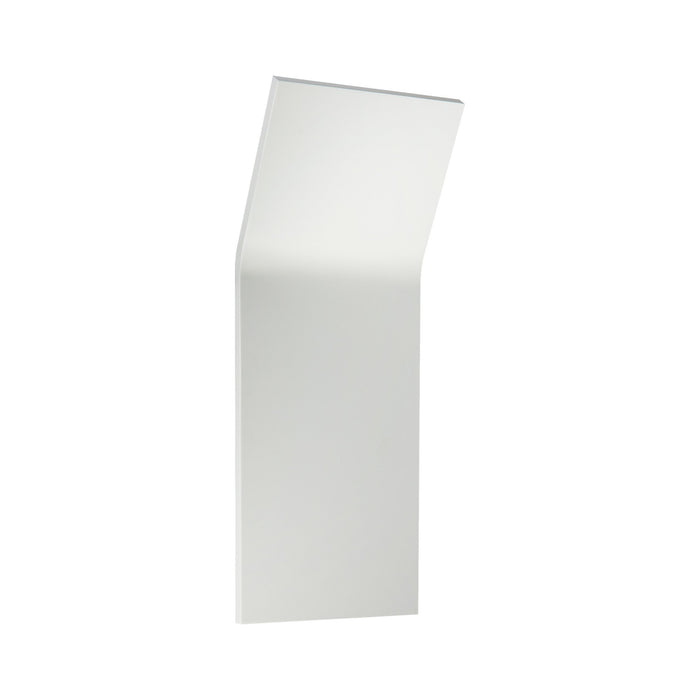 Bend Outdoor LED Wall Light in Matte White (20-Inch).