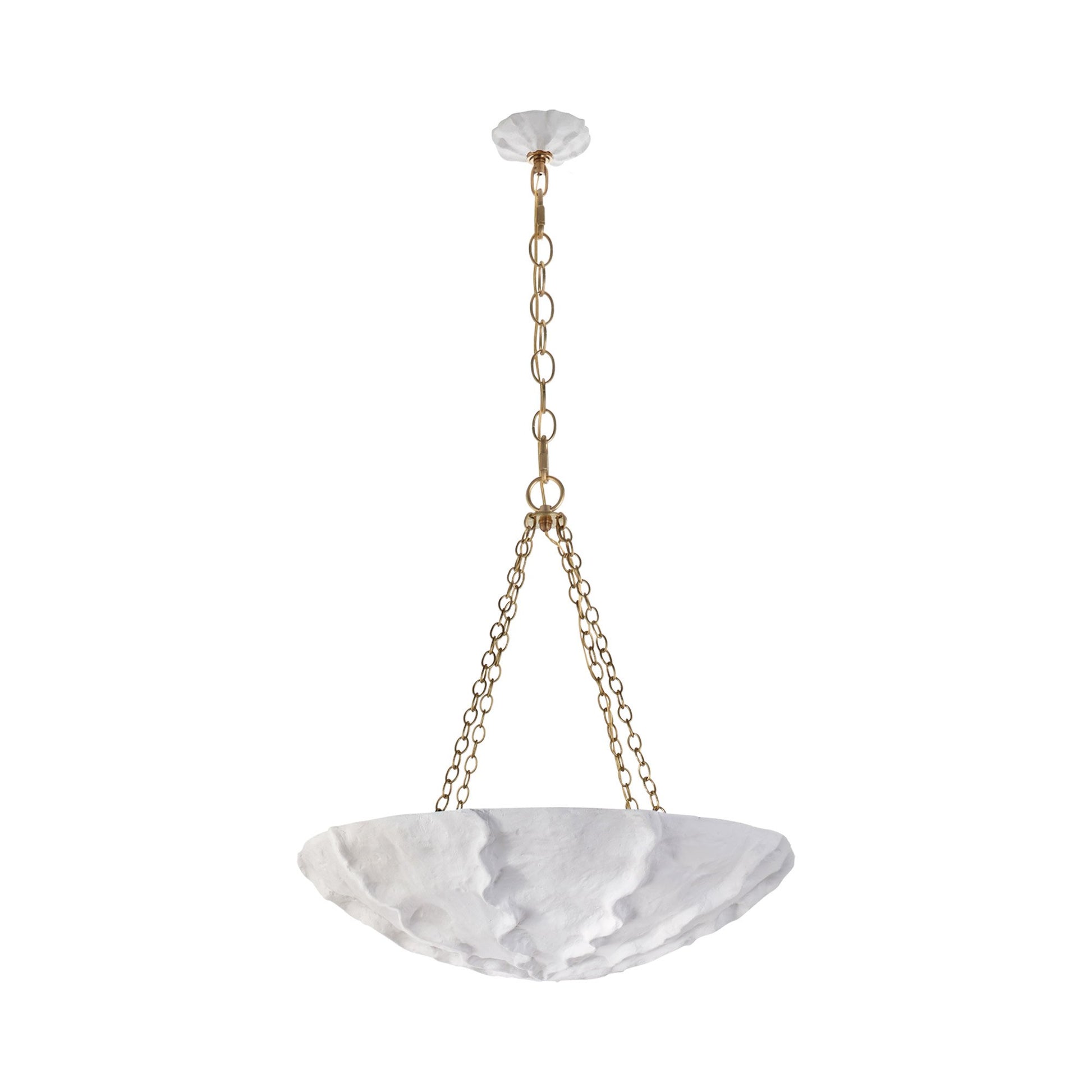 Benit Chandelier in Plaster White.