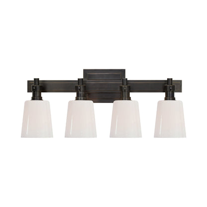 Bryant Vanity Wall Light in Bronze (4-Light).