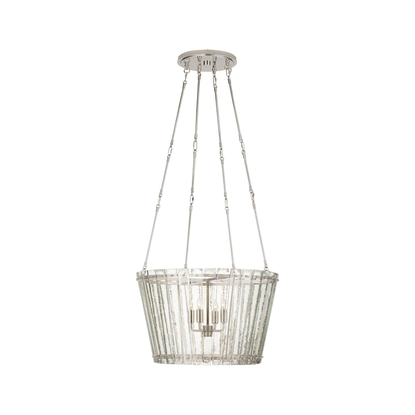 Cadence Chandelier in Polished Nickel (Medium).