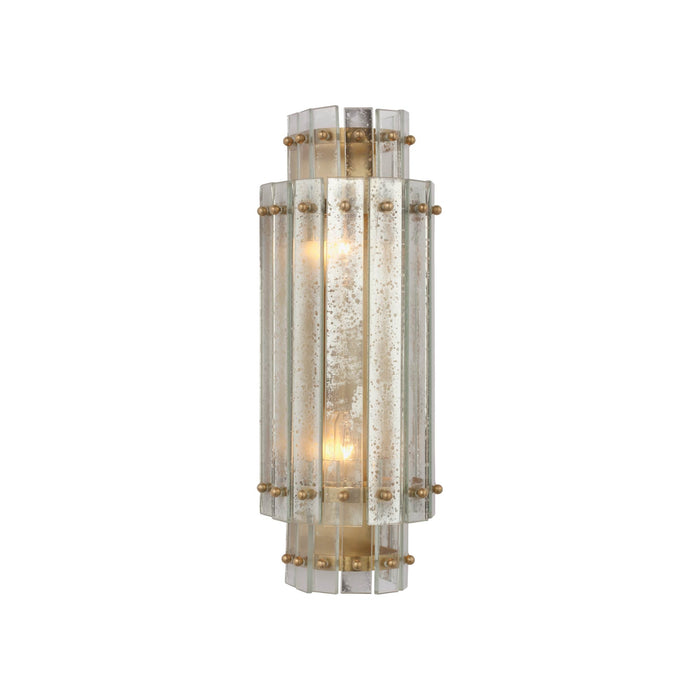 Cadence Wall Light in Hand-Rubbed Antique Brass (Small).
