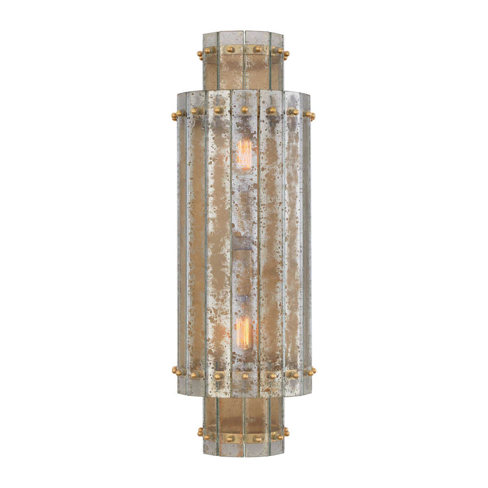 Cadence Wall Light in Hand-Rubbed Antique Brass (Large).