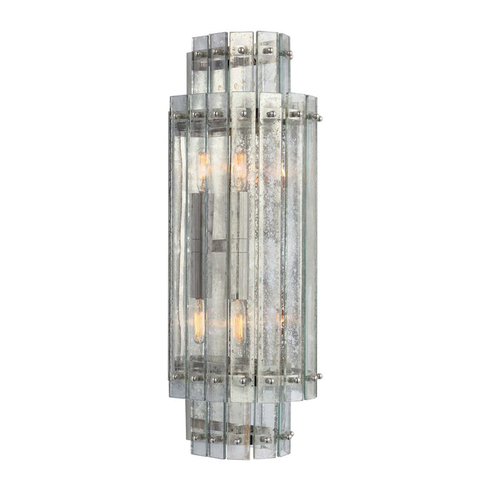 Cadence Wall Light in Polished Nickel (Large).