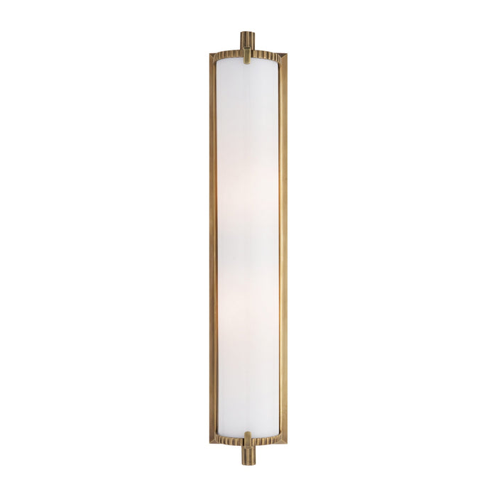 Calliope Bath Light in Hand-Rubbed Antique Brass (Large).