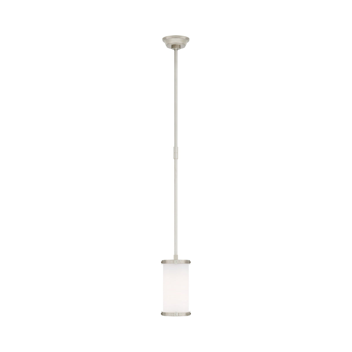 Calliope Mini Pendant Light in Polished Nickel.