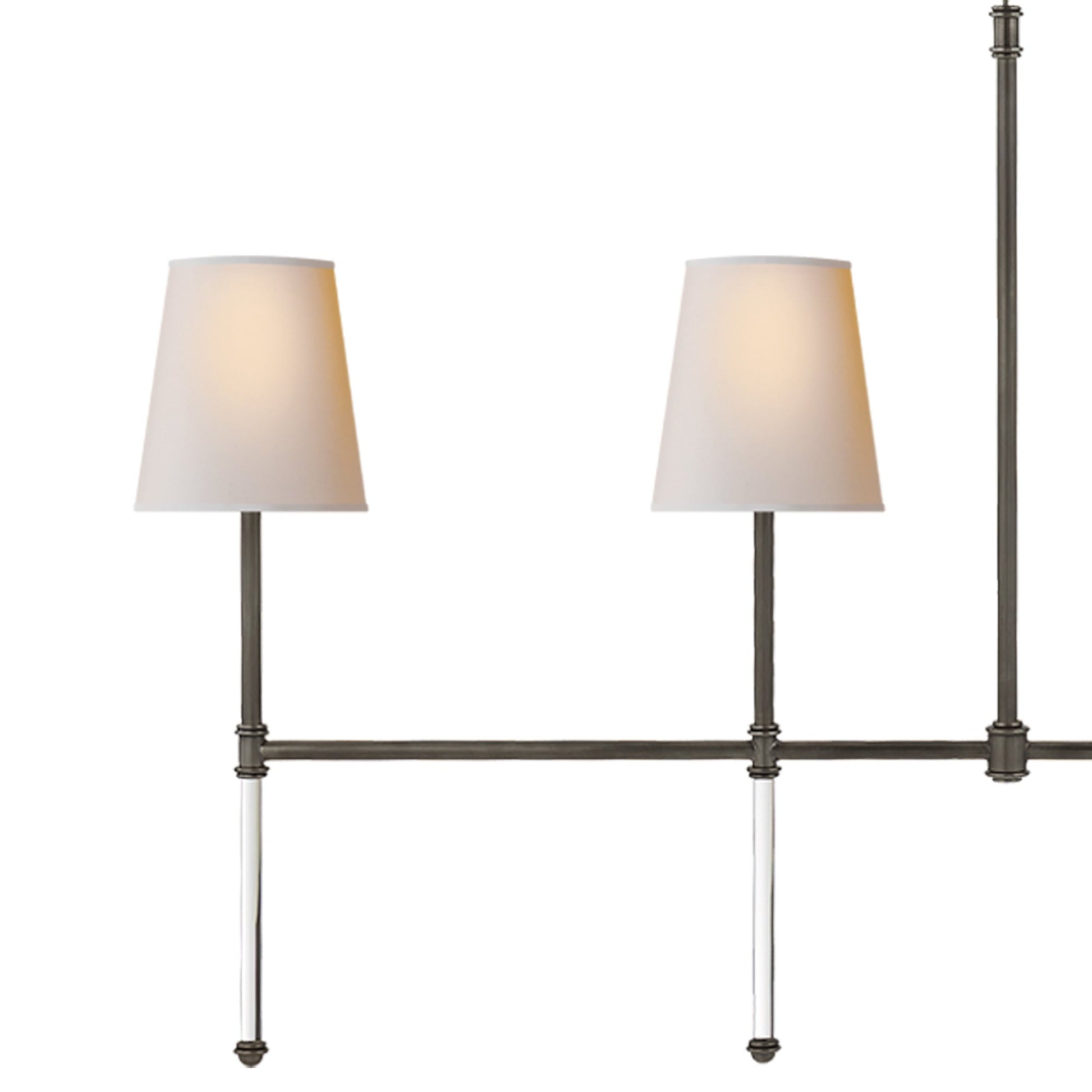 Camille Linear Pendant Light in Detail.