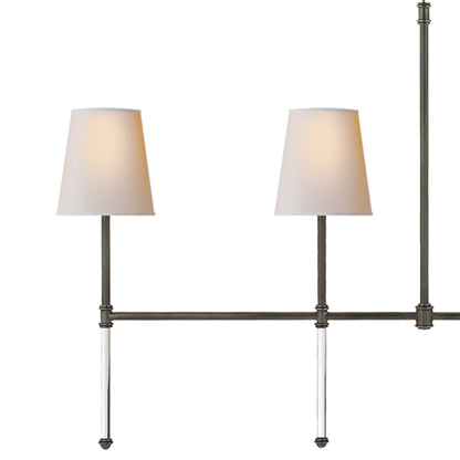 Camille Linear Pendant Light in Detail.