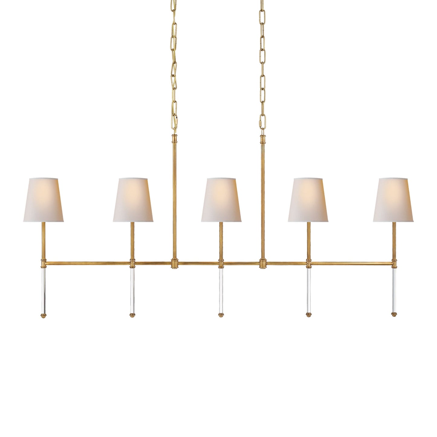 Camille Linear Pendant Light in Detail.