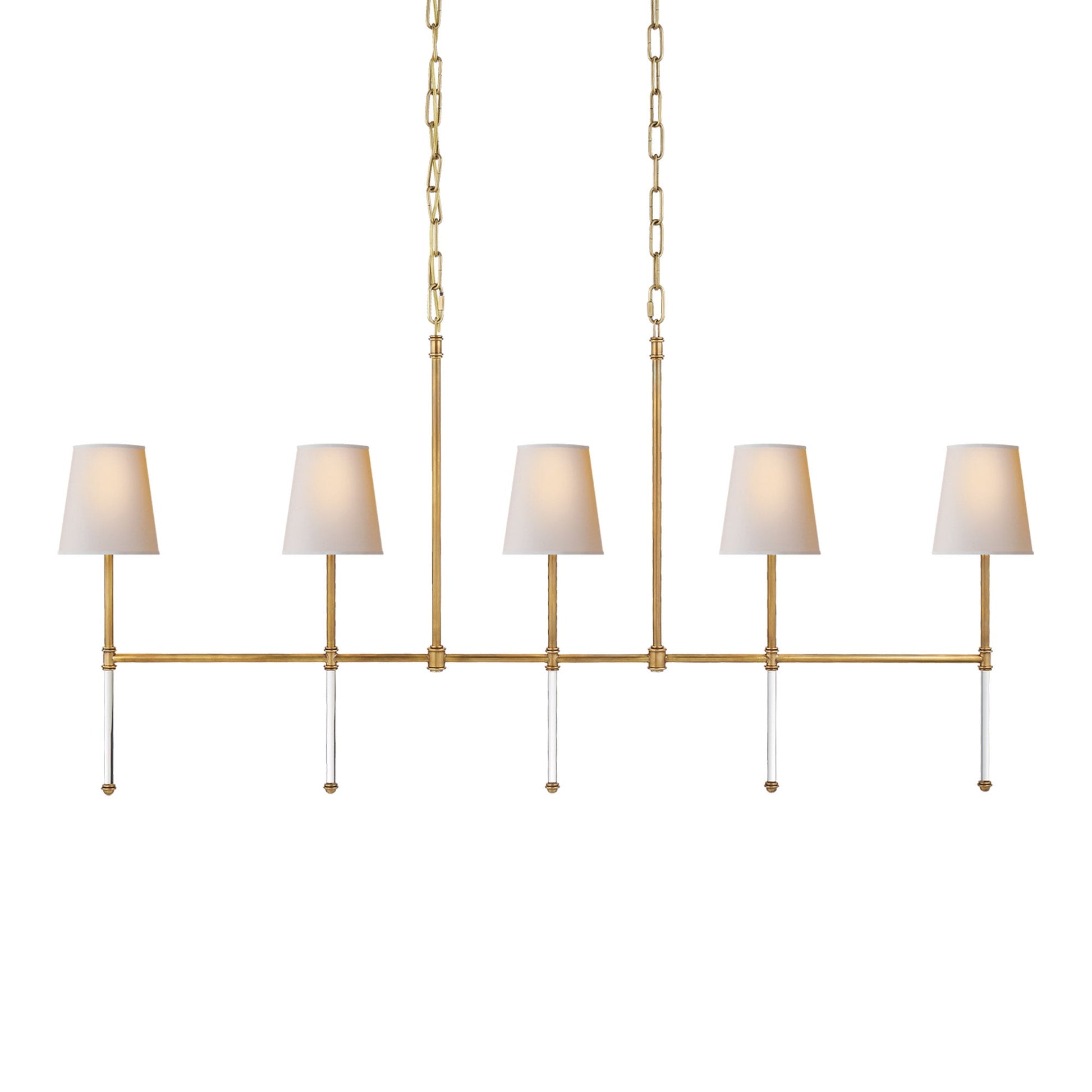 Camille Linear Pendant Light in Detail.