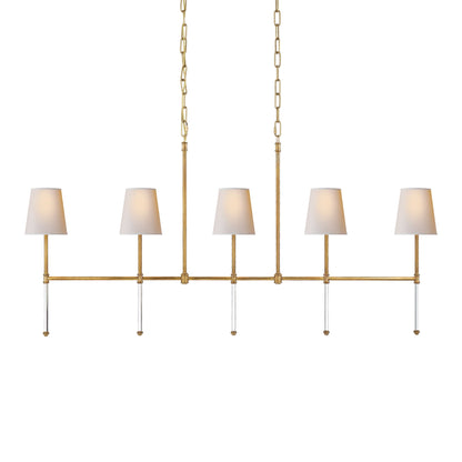 Camille Linear Pendant Light in Detail.