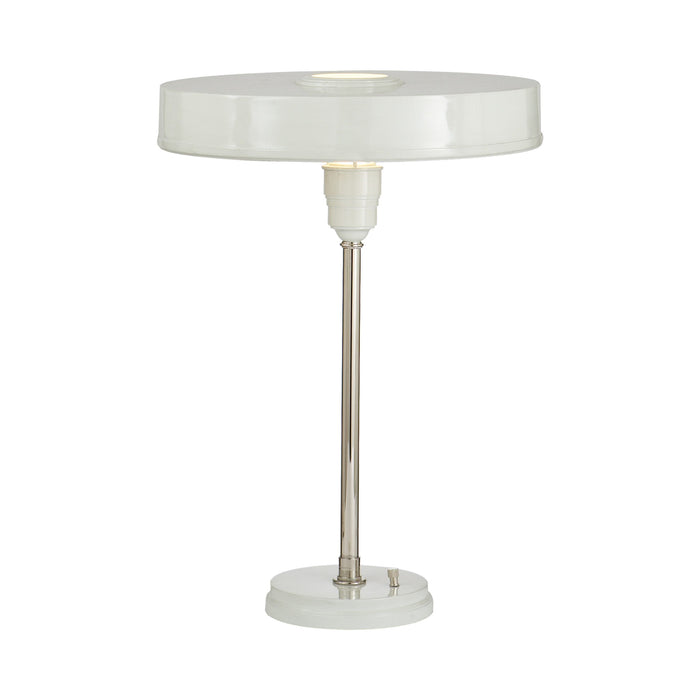 Carlo Table Lamp in Antique White.