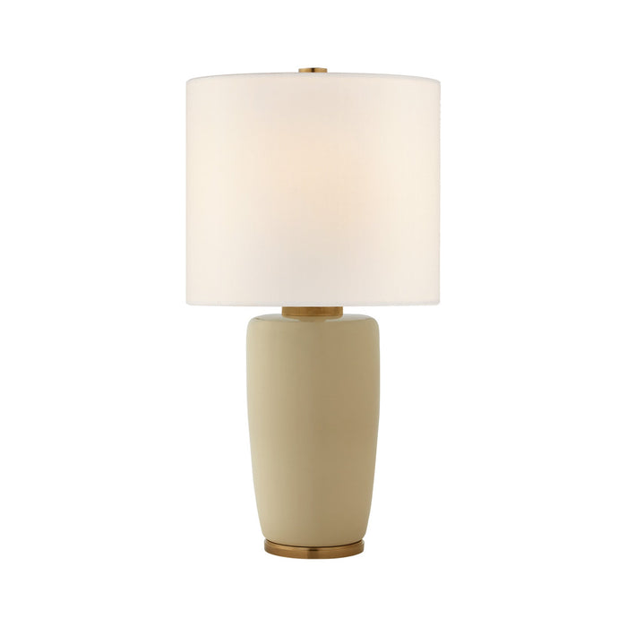 Chado Table Lamp in Coconut Porcelain.