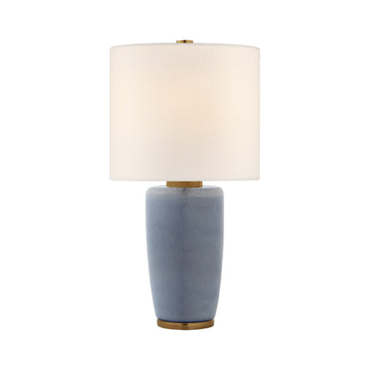 Chado Table Lamp in Polar Blue Crackle.