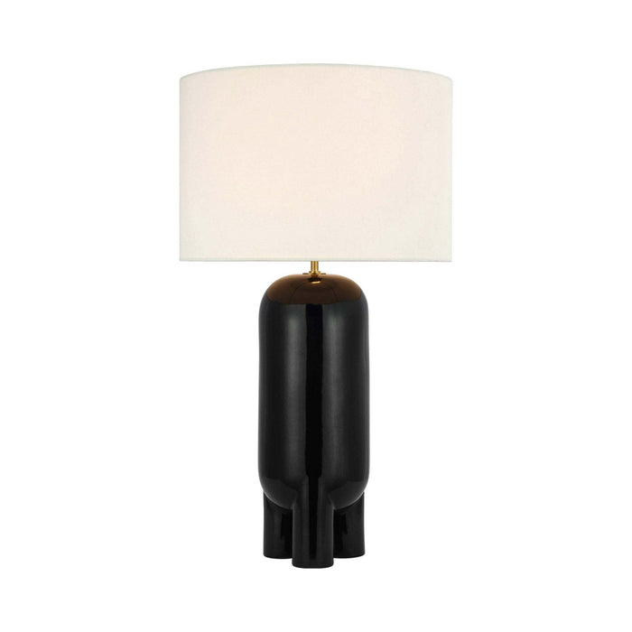 Chalon LED Table Lamp in Matte Black.