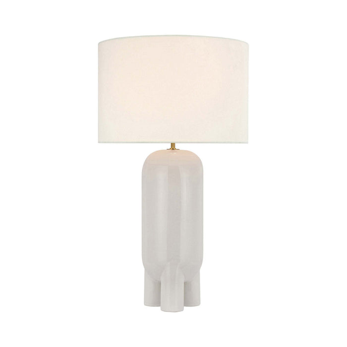 Chalon LED Table Lamp in New White.