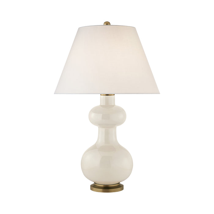 Chambers Table Lamp in Ivory/Linen (Medium).