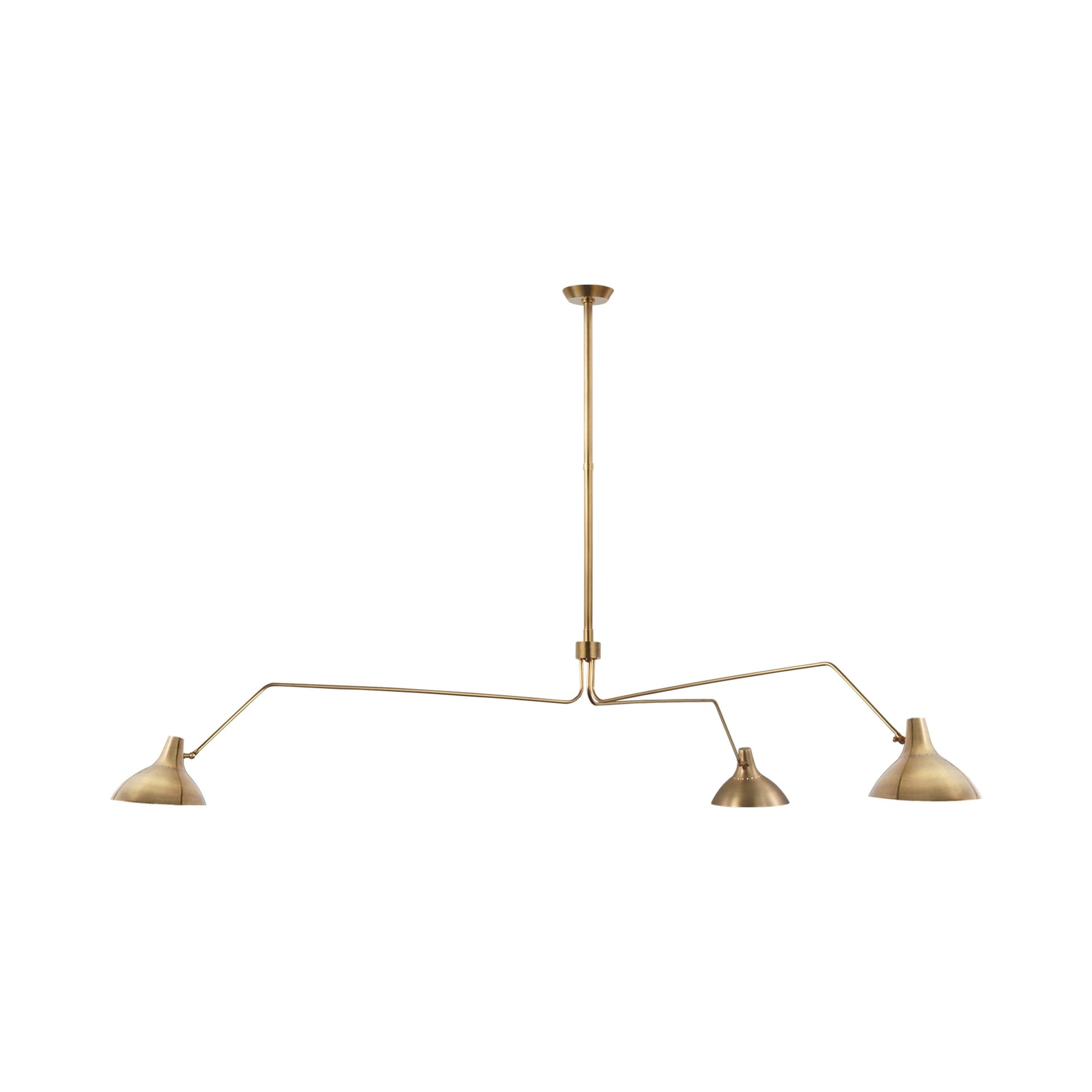 Charlton Chandelier in Hand-Rubbed Antique Brass (Grande).