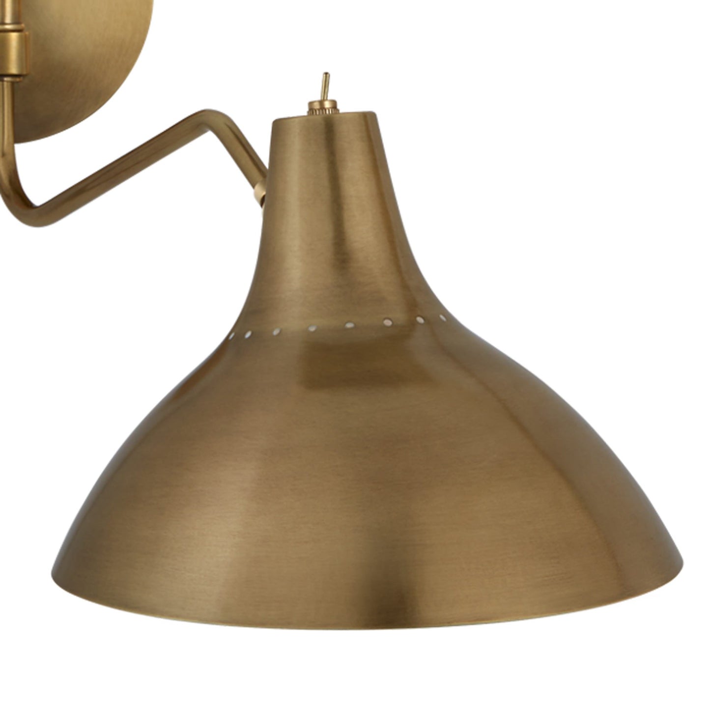 Charlton Double Wall Light in Detail.