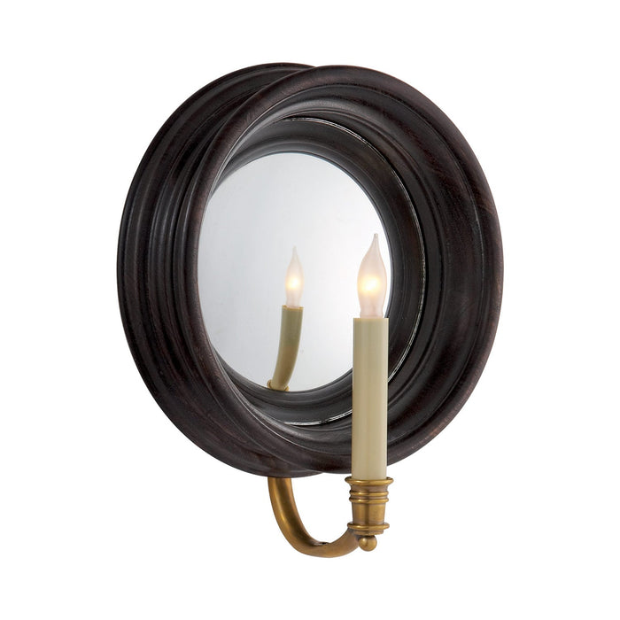 Chelsea Reflection Wall Light in Tudor Brown Stain.