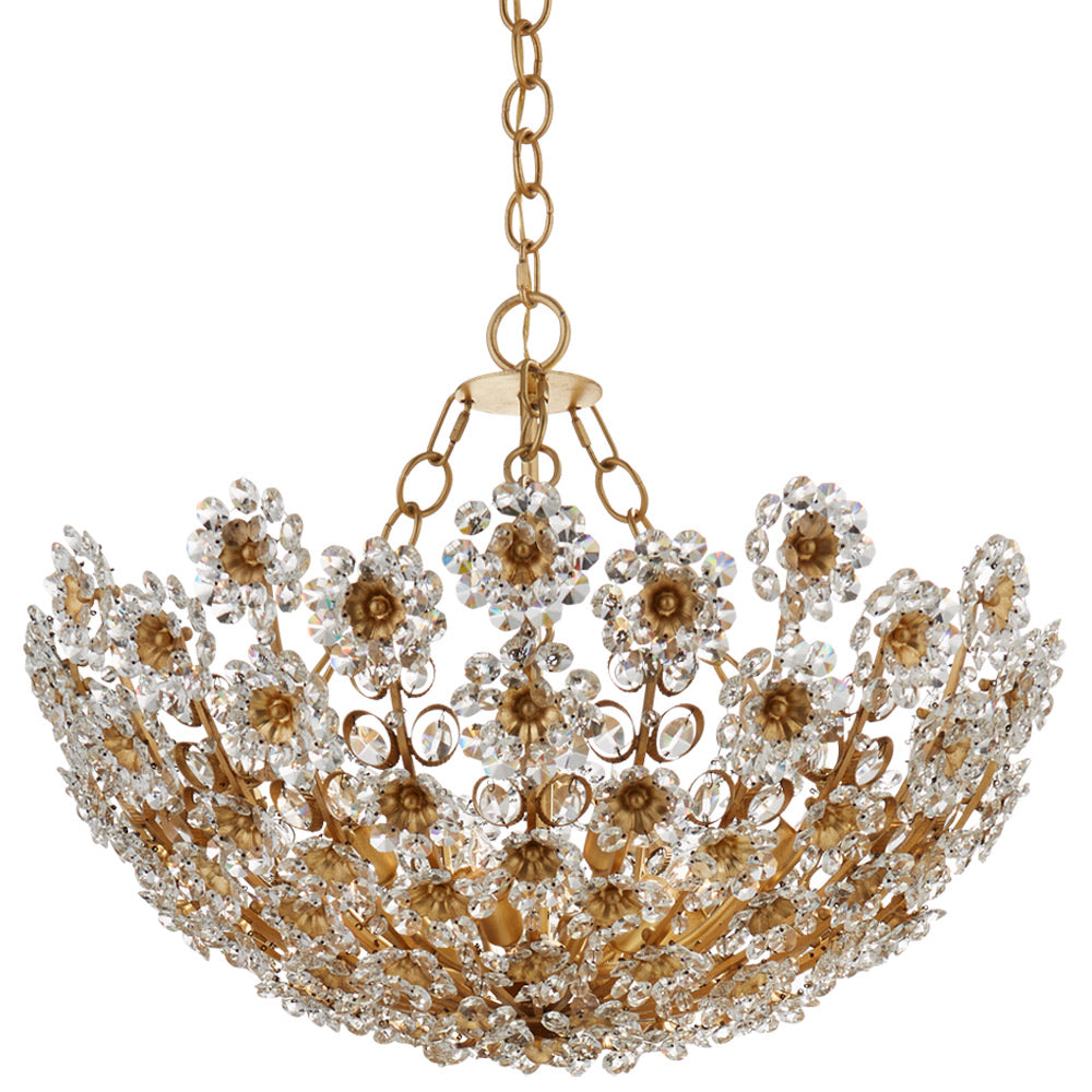 Claret Chandelier in Detail.