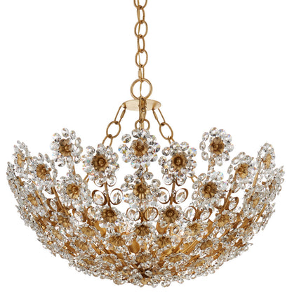 Claret Chandelier in Detail.