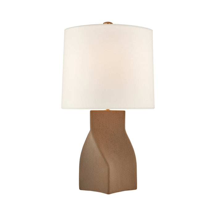 Claribel Table Lamp in Canyon Brown.