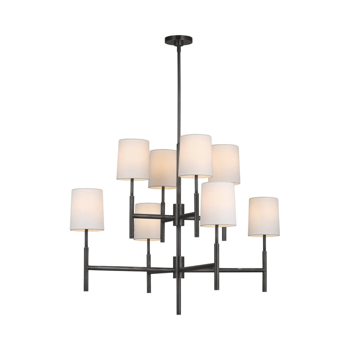 Clarion LED Chandelier in Bronze (29-Inch).