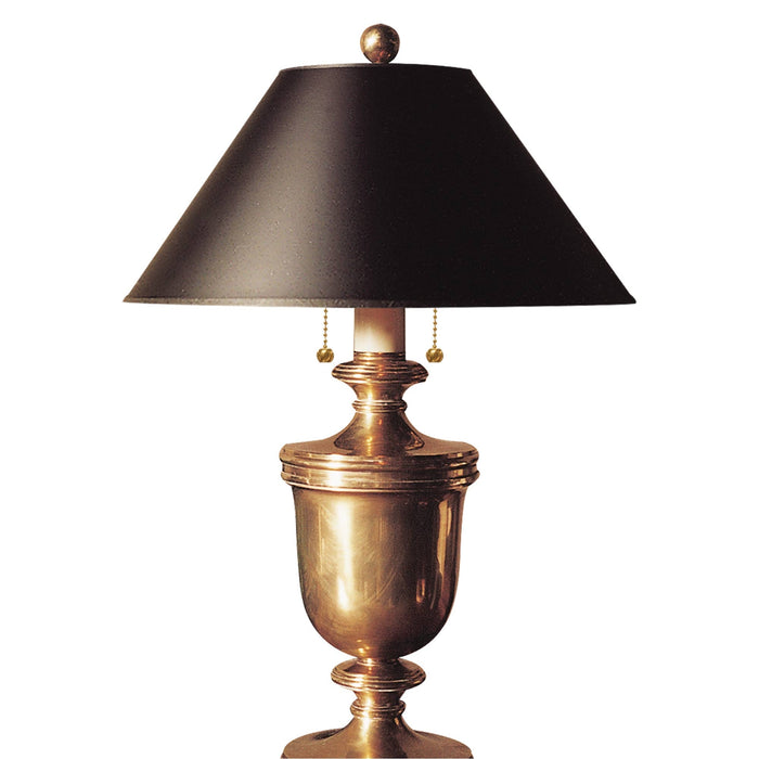 Classical Urn Form Table Lamp in Detail.