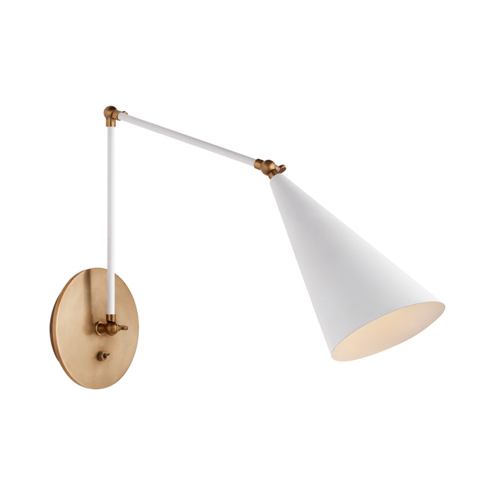 Clemente Double Wall Light in White.