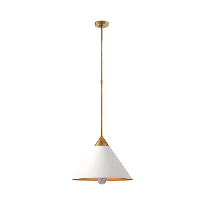 Cleo Pendant Light in Antique White (Small).