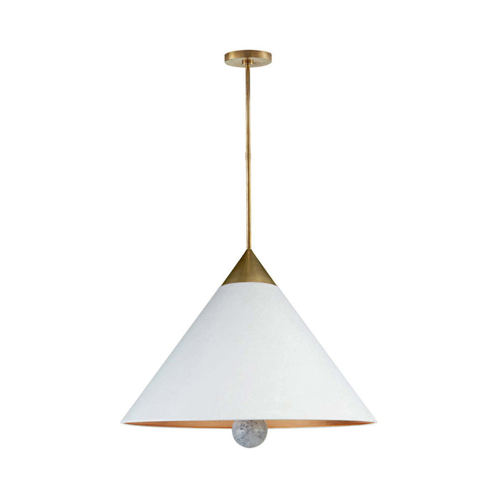 Cleo Pendant Light in White (Large).
