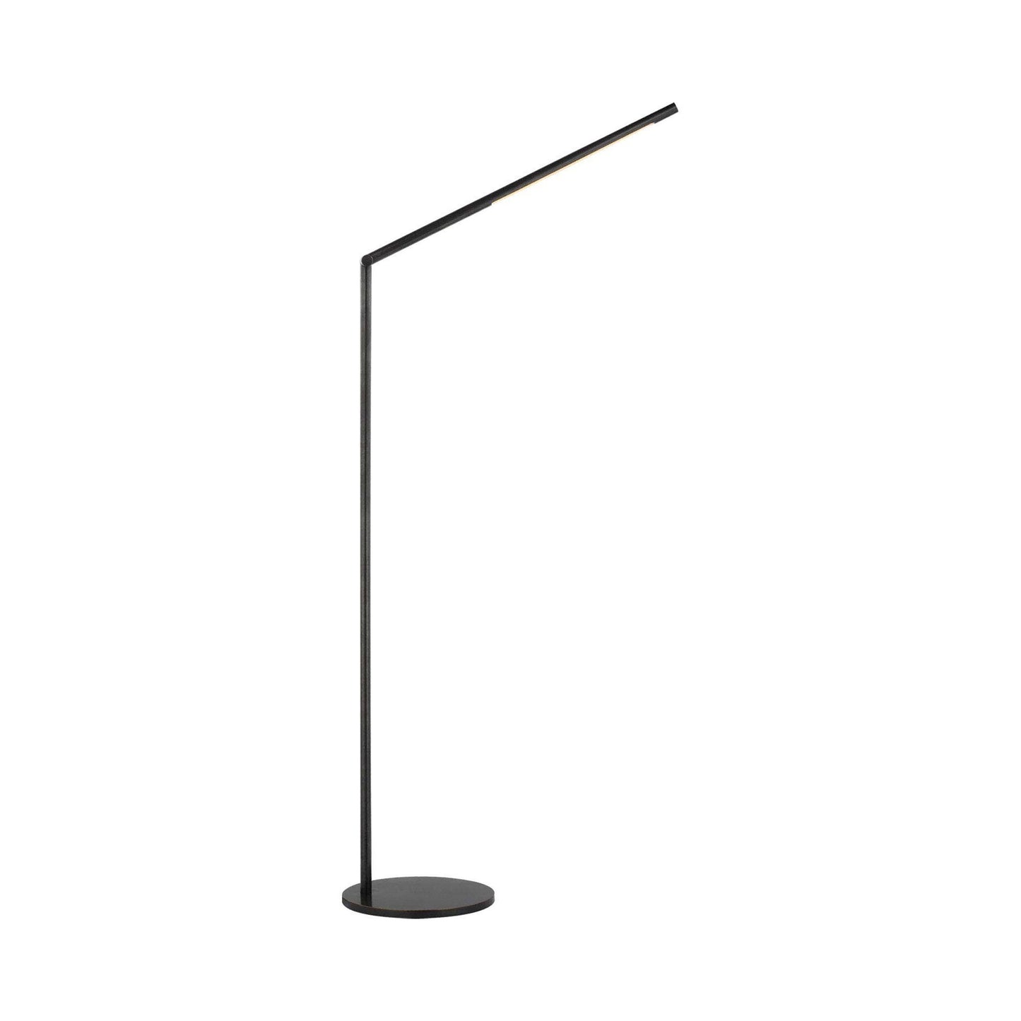 Cona LED Floor Lamp in Bronze.