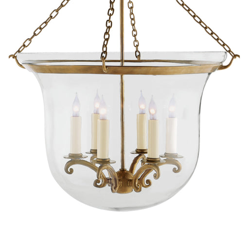 Country Bell Jar Pendant Light in Detail.