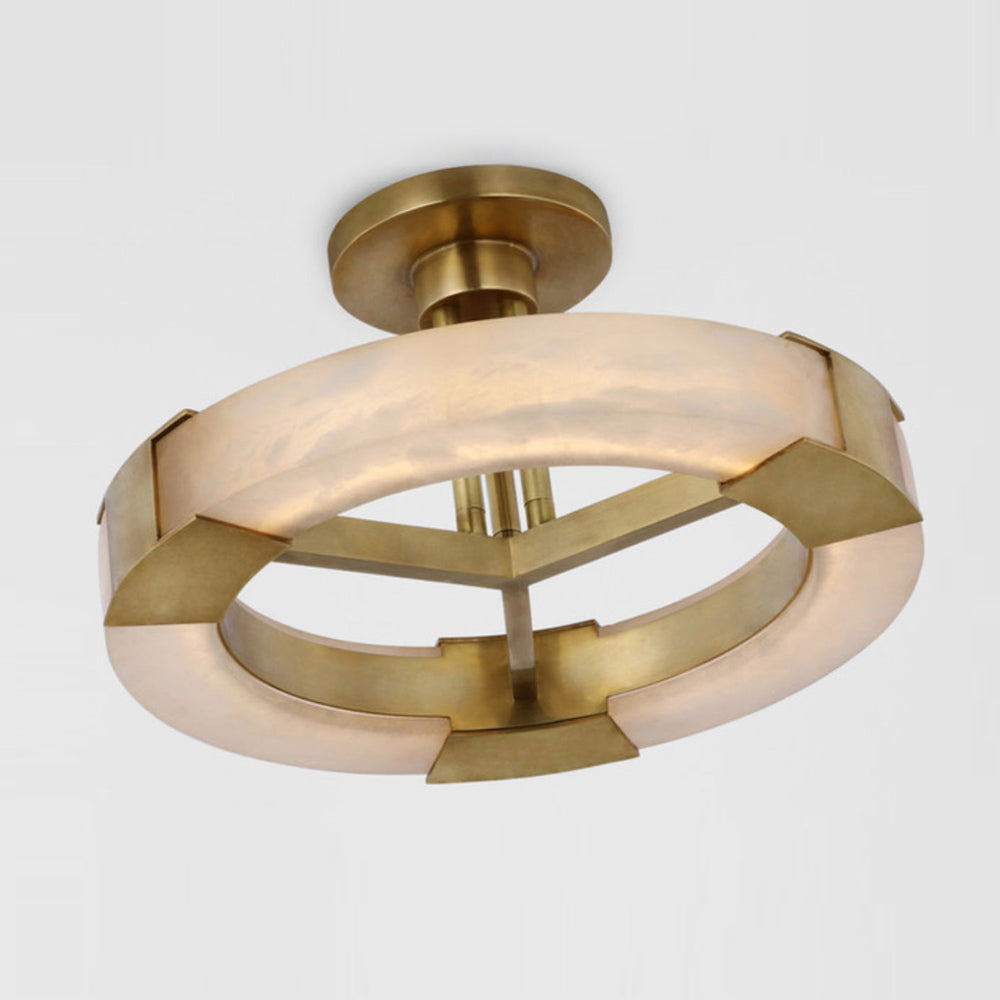Covet Ring LED Semi Flush Mount Ceiling Light in Detail.