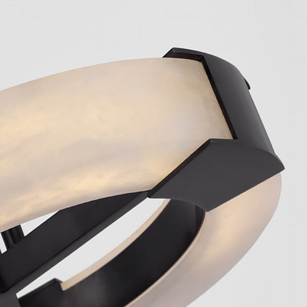 Covet Ring LED Semi Flush Mount Ceiling Light in Detail.