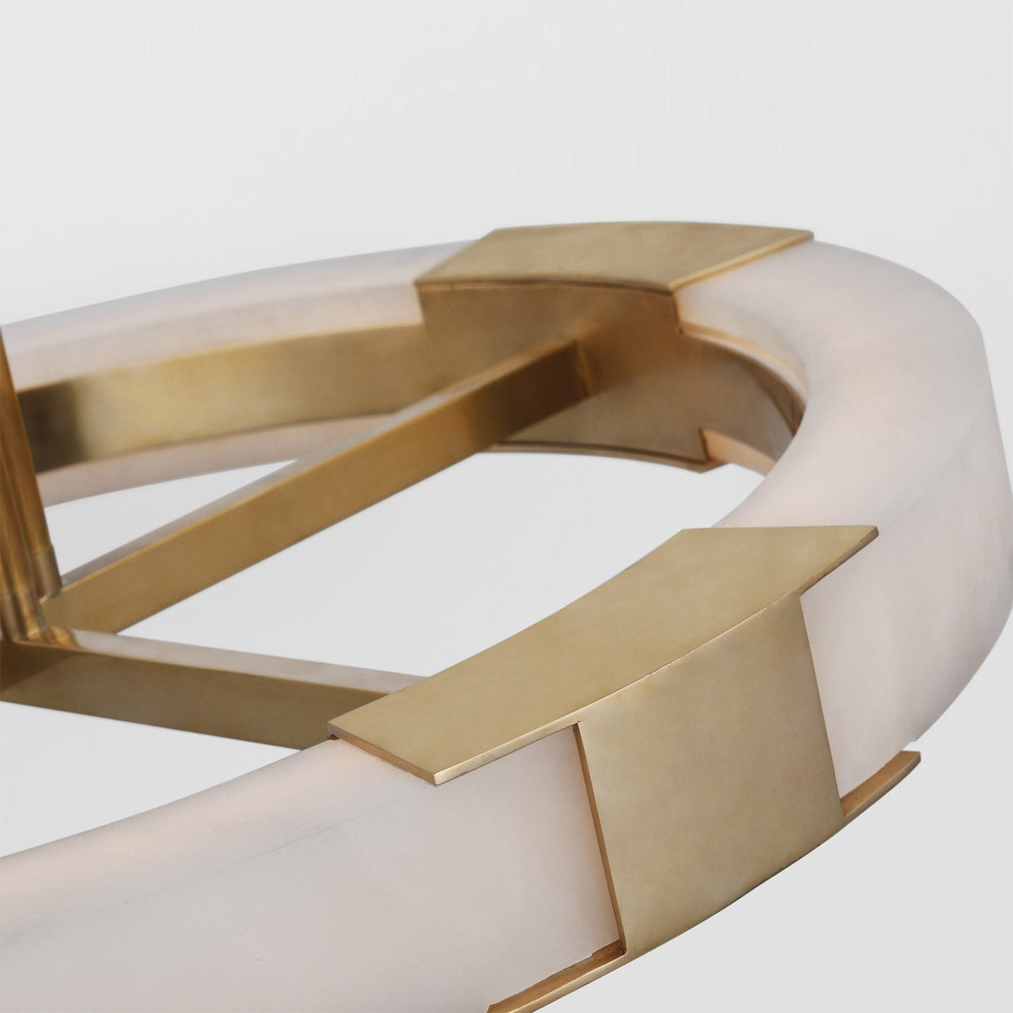 Covet Ring LED Semi Flush Mount Ceiling Light in Detail.