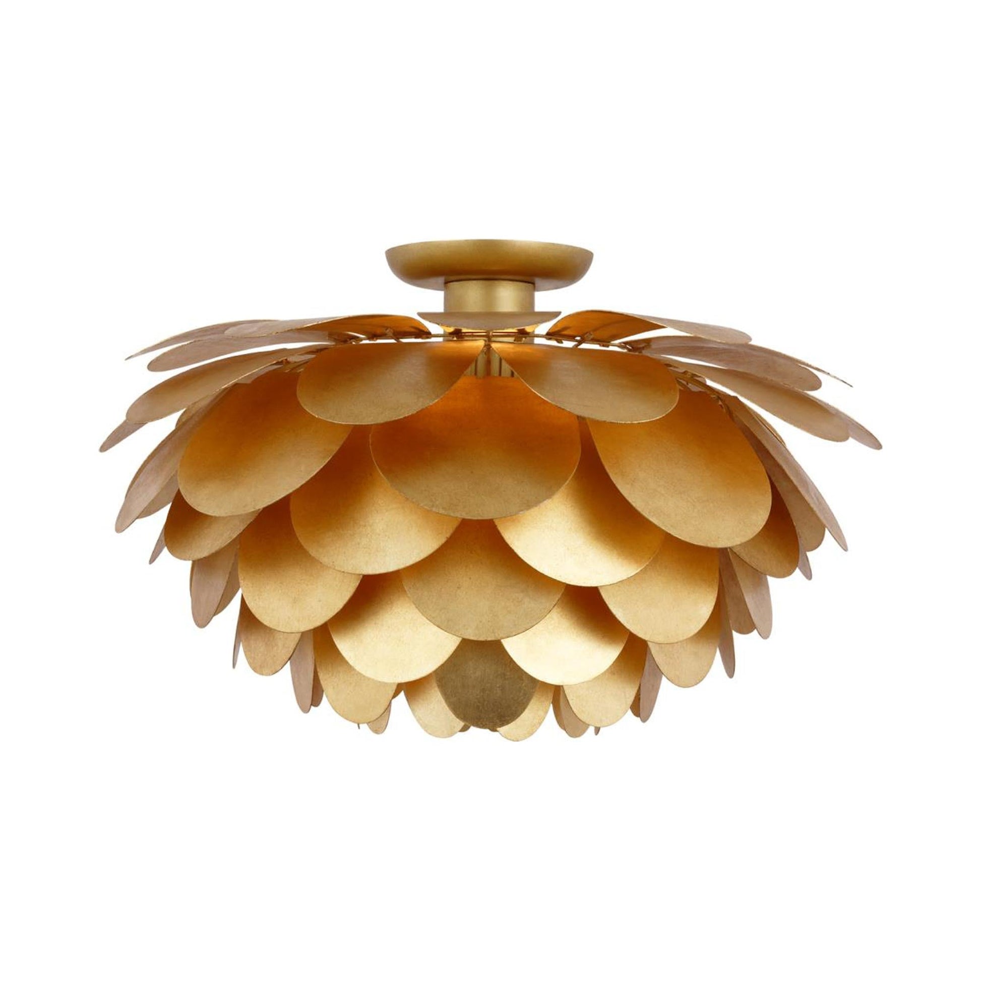 Cynara LED Flush Mount Ceiling Light in Gild (X-Large).