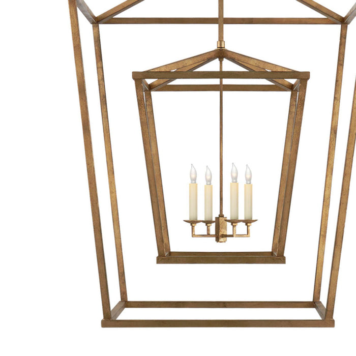 Darlana Double Cage Pendant Light in Detail.