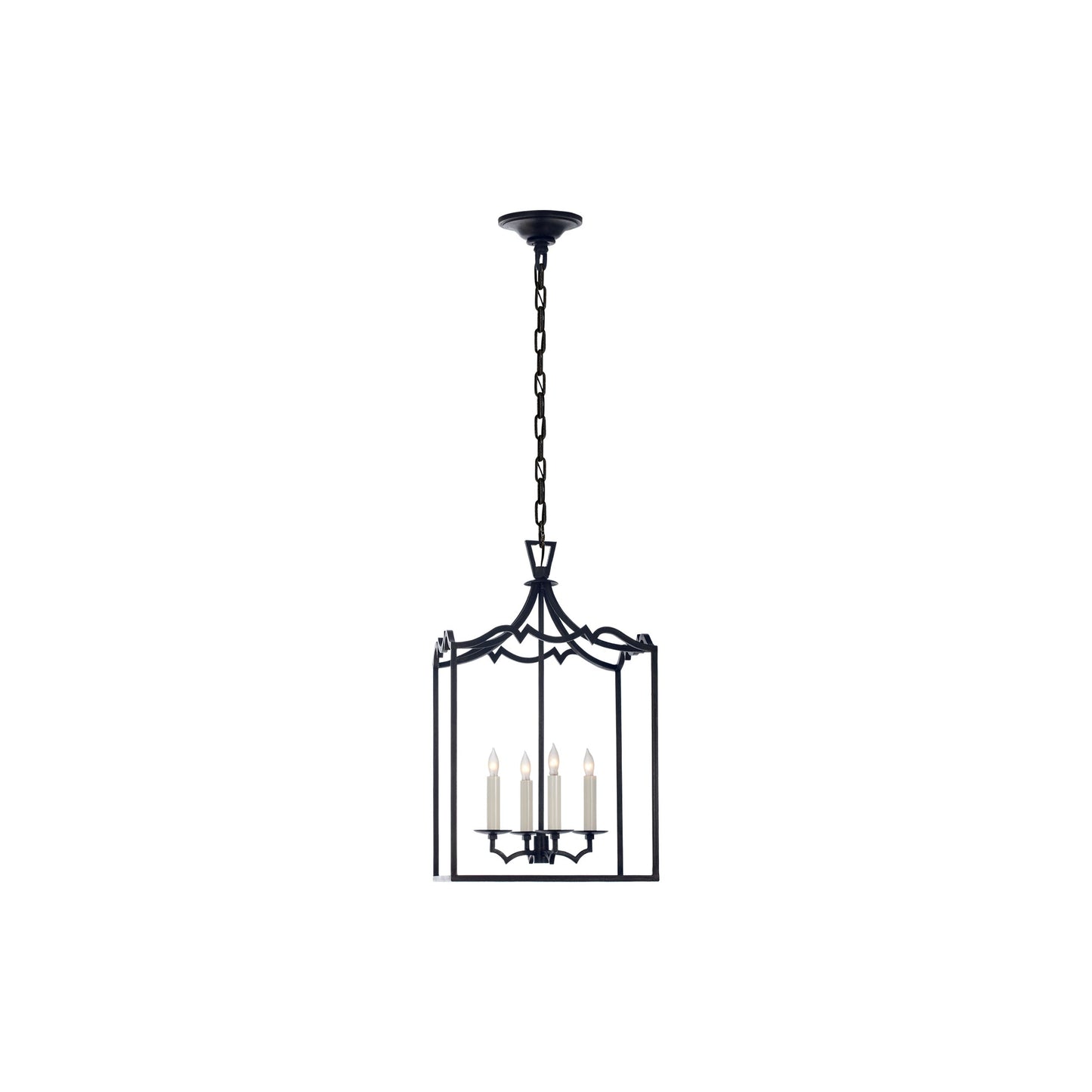 Darlana Fancy Pendant Light in Aged Iron (Small).
