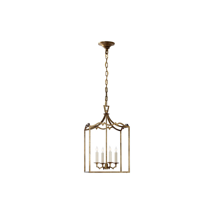 Darlana Fancy Pendant Light in Gilded Iron (Small).