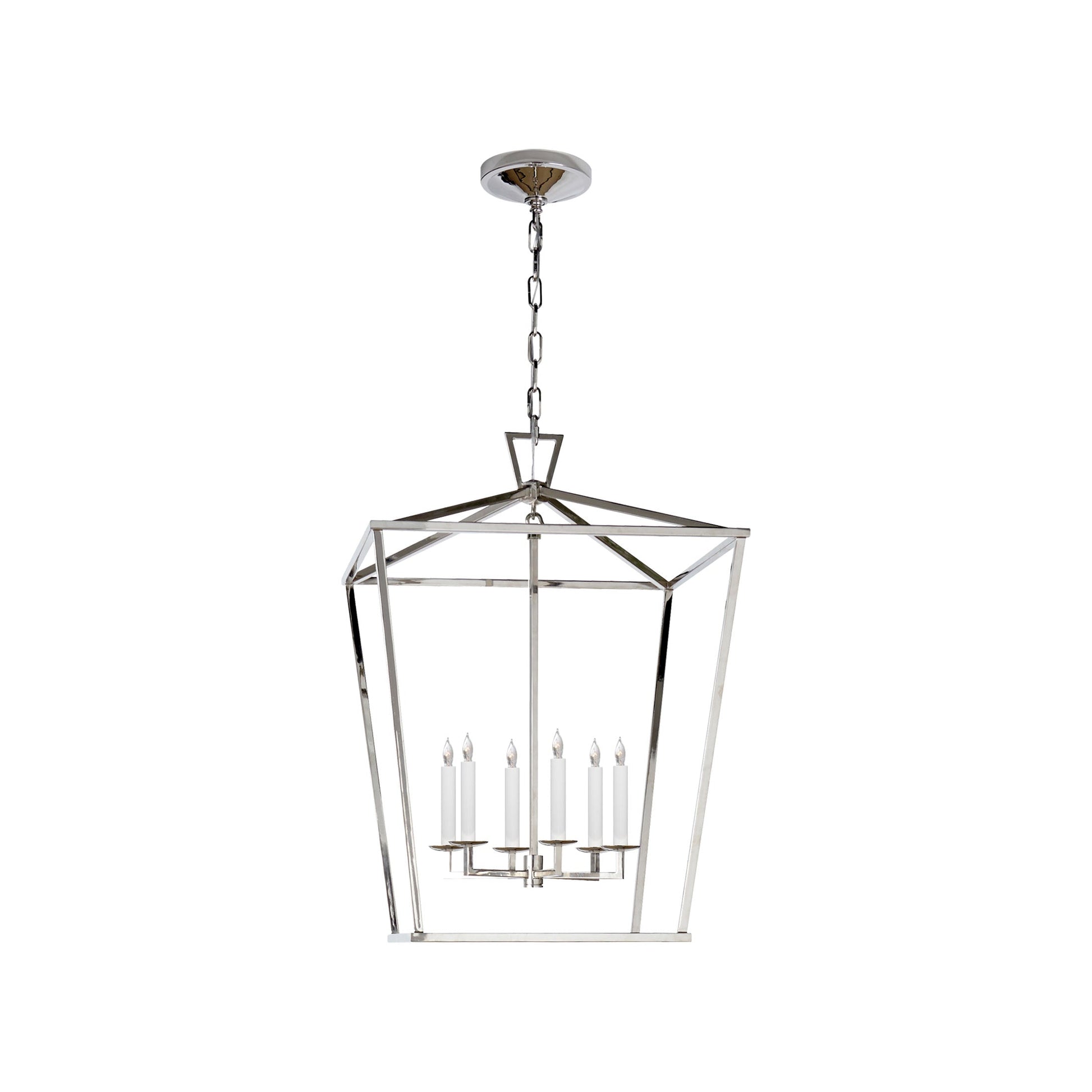 Darlana Pendant Light in Polished Nickel (Large/No Option).