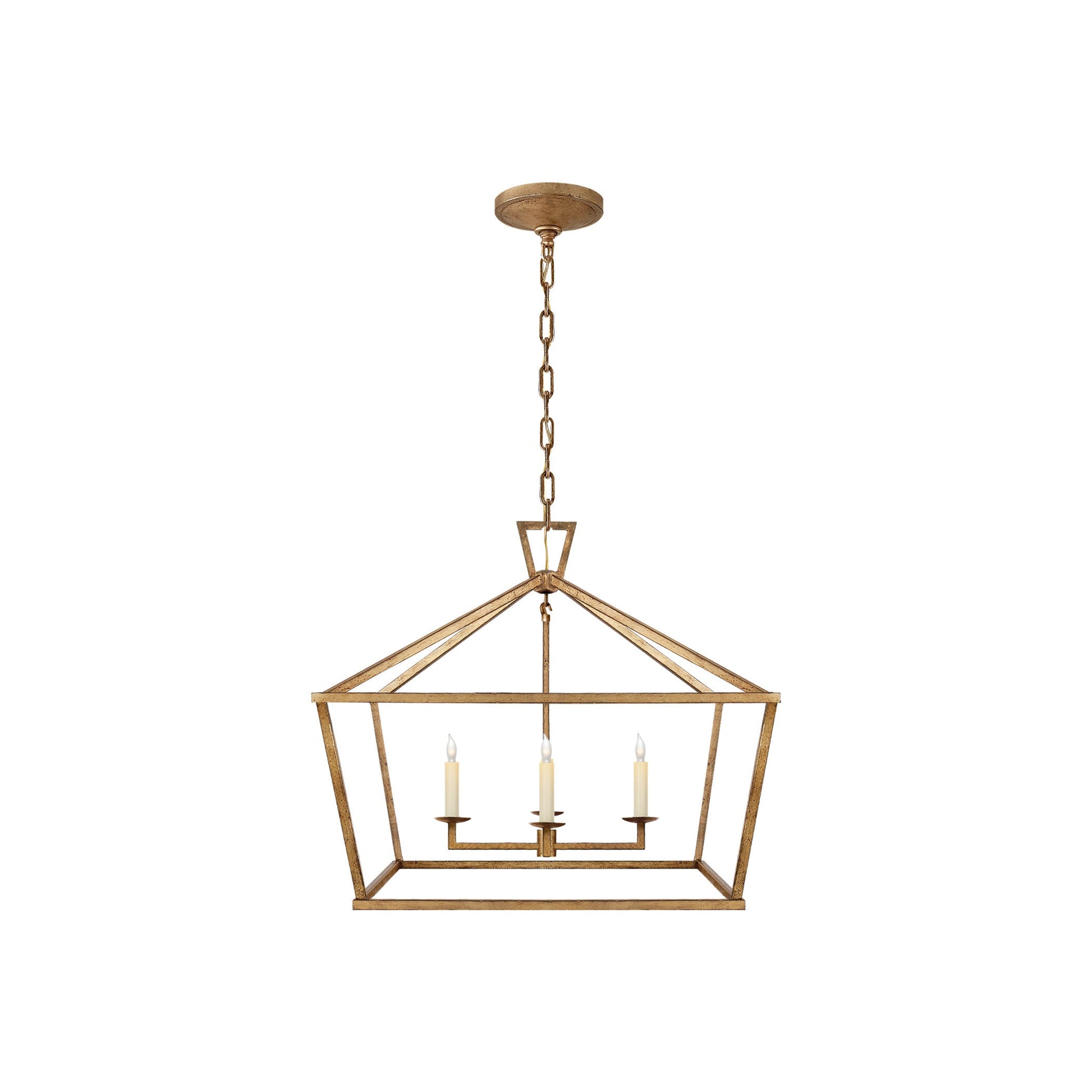 Darlana Pendant Light in Gilded Iron (Medium/Wide/No Option).