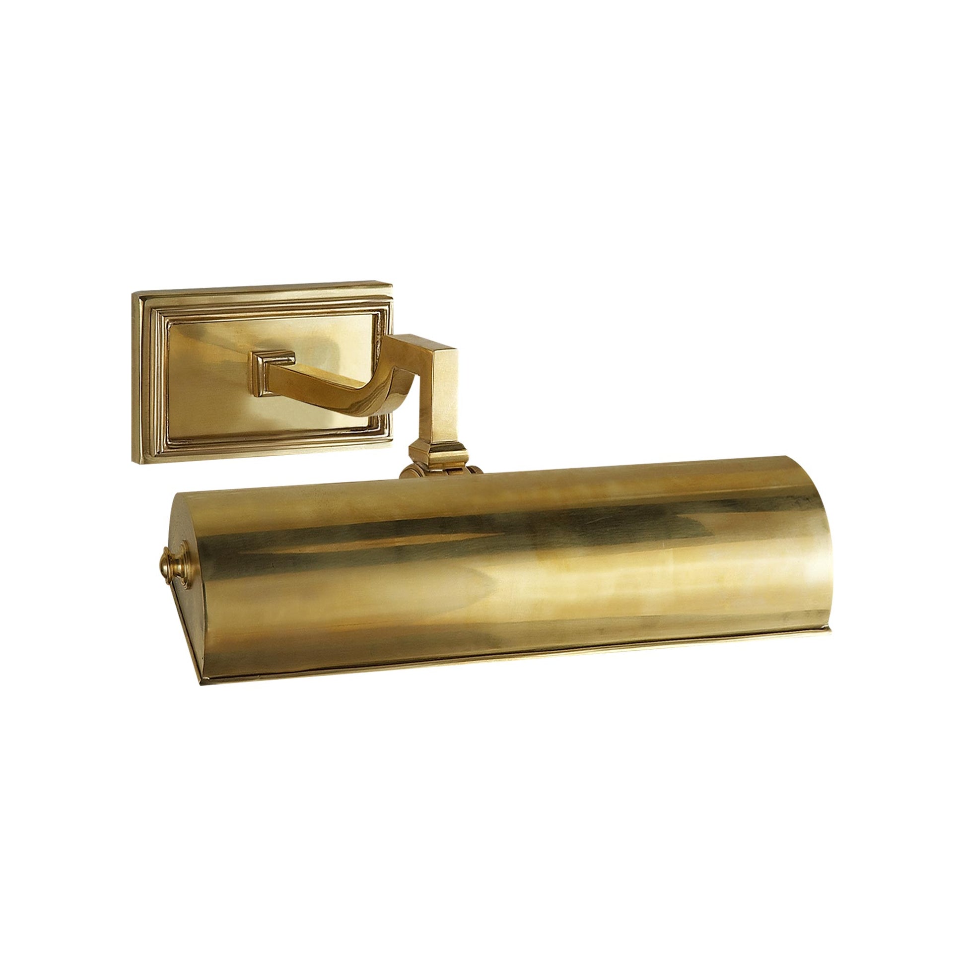 Dean Picture Light in Natural Brass (1-Light/Small).