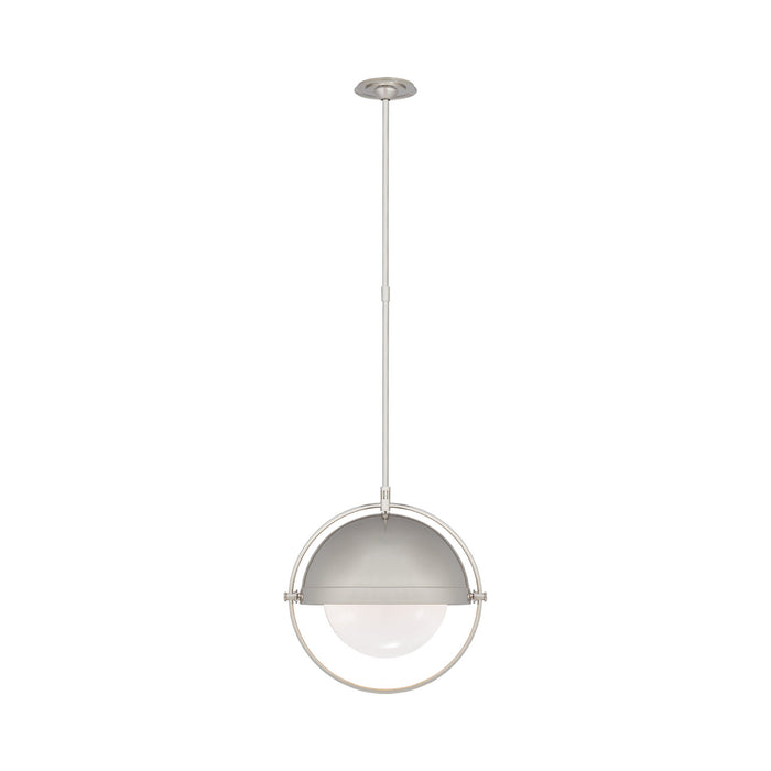 Decca Pendant Light in Polished Nickel (Large).