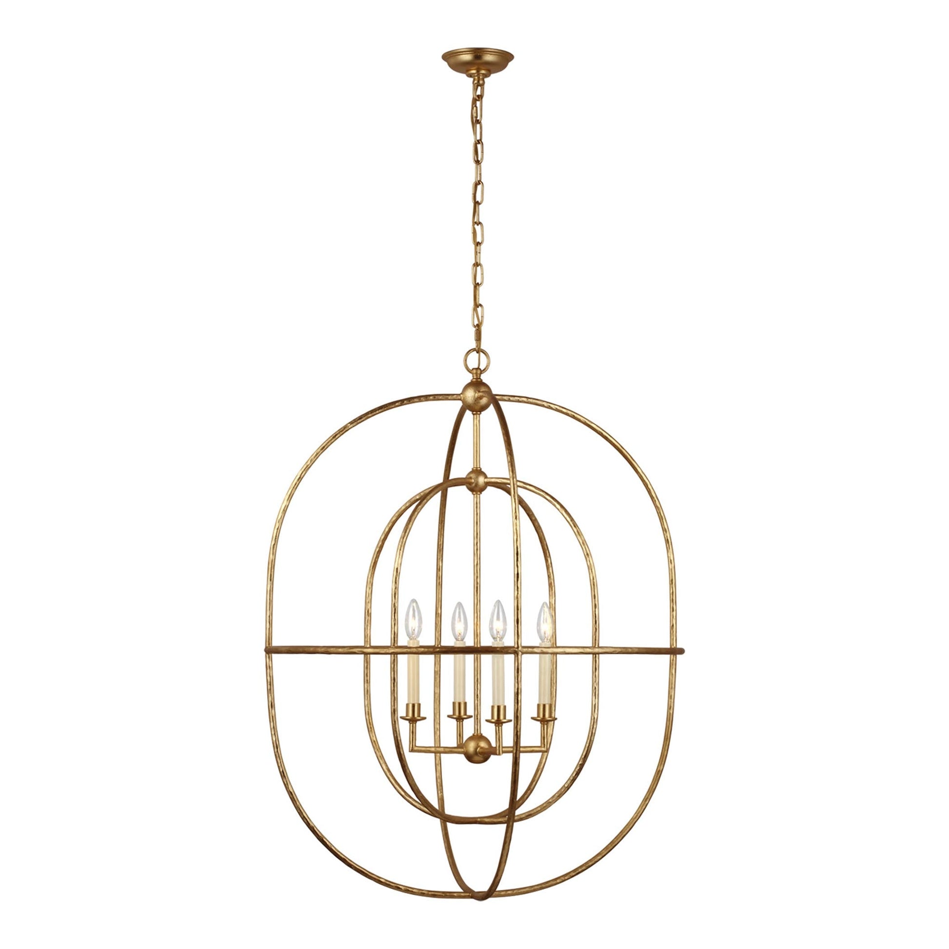 Desmond Oval Pendant Light in Gild (Large).